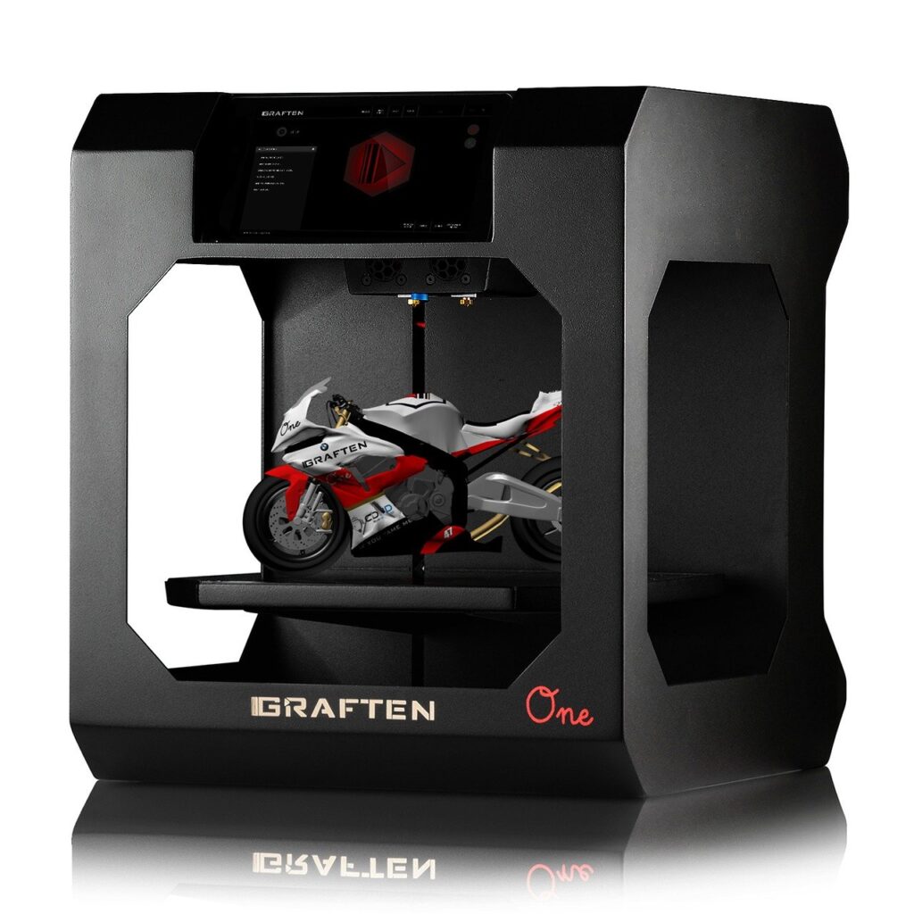 printer, 3d, white