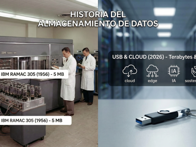 Historia del almacenamiento de datos: de la cueva al cloud