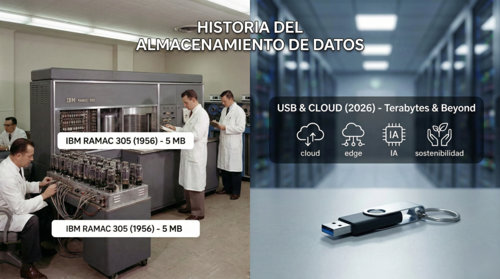 Historia del almacenamiento de datos: de la cueva al cloud